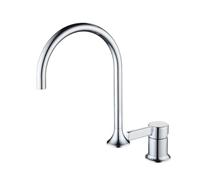 BiaoTeng Grifo Monomando Lavabo Moderno Dos Orificios, agua Fría y Caliente Laton Grifo de Lavabo Clásico Fácil Montaje para Baño Cromado