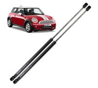 BIAREN 2 amortiguadores de gas para capó delantero para Mini Cooper R50 R53 (2001-2006), sistema de soporte de elevación 270 (N) 575 mm - 51237175020 51234360740