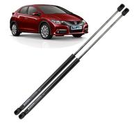 BIAREN 2 amortiguadores de gas para maletero trasero Honda Civic Mk9 IX Hatchback FK 2012-2015, sistema de soporte de elevación 465 (N) 597 mm