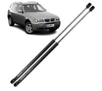 BIAREN 2 amortiguadores de gas para maletero trasero para BMW X3 E83 2003-2011, sistema de soporte de elevación 590 (N) 622 mm 51243400379 51243414711