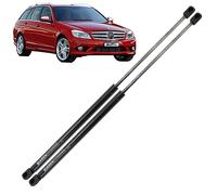 BIAREN 2 amortiguadores de gas para portón trasero para Mercedes Clase C T Modelo Estate S204 W204 2007-2015, sistema de soporte de elevación 580 (N) 479 mm 2129801064 2049802264 2047400145