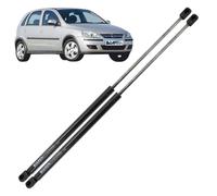 BIAREN 2 amortiguadores de gas para portón trasero para Opel Corsa C MK2 Hatchback 2000-2006, sistema de soporte de elevación 350 (N) 475 mm 9114311 132670