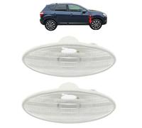 BIAREN 2 lentes de luz intermitente lateral para Nissan Qashqai Juke Micra X-Trail Note NV200 2616089900 261608990A