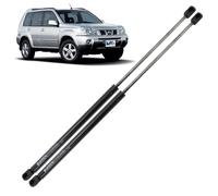 BIAREN 2 resortes de gas para portón trasero, para Nissan X-Trail T30 2001-2013, 410N, 536 mm, color plateado