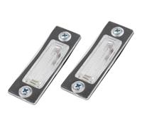 BIAREN 2x Lente de Lámpara de Luz para Matrícula Trasera, Bombilla para Volkswagen VW Passat Caddy T5 Transporter Multivan Touran Skoda Superb 3B5943021E 3B5943021 3B5943021A 3B5998026