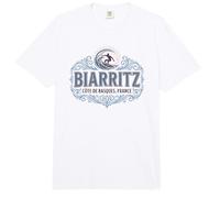 Biarritz Côte Des Basques France Surf Ornado para Luces Comfort Colors Adult Heavyweight T-Shirt