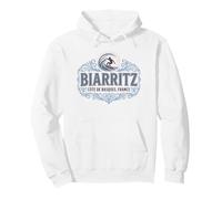 Biarritz Côte Des Basques France Surf Ornado para Luces Sudadera con Capucha