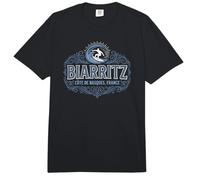 Biarritz Côte Des Basques France Surf Ornado para Oscuros Comfort Colors Adult Heavyweight T-Shirt