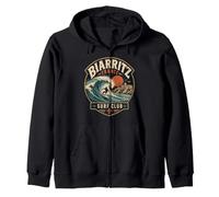 Biarritz France Surf Club Surfista Sudadera con Capucha