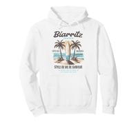 Biarritz Francia La Costa Vasca Surfista Estilo de Vida Sudadera con Capucha