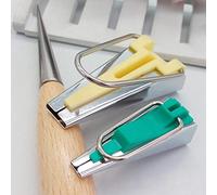 Bias Tape Maker Aparato de Bieso con 4 tamaños (6 mm/12 mm/18 mm/25 mm) para Cinta Costura para Hacer Cinta al Bies de Tela, Bricolaje Patchwork