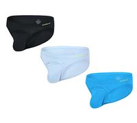 BIATWOWR Calzoncillos sexis para hombre, apertura frontal, mejora el abultamiento, tiro bajo, elástico, suave, cómodo, ropa interior masculina, Paquete de 3: multicolor 03, L