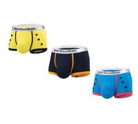 BIATWOWR Ropa interior de bambú para hombre, suave, de baja altura, calzoncillos cortos para hombre, secado rápido, bolsa de pierna corta, 3*Mul, M