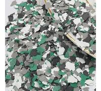 Biaungdo Mezcla decorativa de 360 g, 0.95 libras, mezcla de copos de epoxi, copos de pintura, revestimientos de suelos de hormigón, chips decorativos para pintura de piso de garaje, paredes interiores