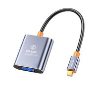 biaze ZH286 - Adaptador Mini DP a VGA para MacBook Pro/Air, iMac, Microsoft Surface, PC portátil a monitor, proyector, HDTV (chapado en oro, señal estable)