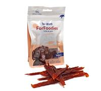Biazoo | Pack 10 Bolsas - Tiras Finas Suaves de Pato 100 gr. Snack Natural monoproteína 88,7% de Pato. Snack para Perros Altamente protéico, Sabroso y nutritivo. Fáciles de digerir