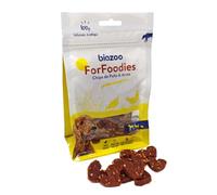 Biazoo Pack 9 un. Chips Forma corazón de Pollo y arroz 100g. 72% de Pollo con 15% de arroz, Snack para Perros Fuente de energía y Rico en proteínas. Textura Blanda fácil digestión