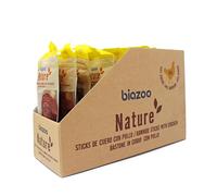 Biazoo | Pack de 15 Bolsas - Sticks de Cuero con Pollo 80 gr: 44 % Cuero y 46 % de Pollo. Alto Contenido en proteínas. Sin colorantes ni azúcares. Ayuda a Mantener la higiene Dental