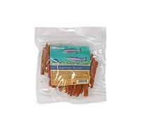 Biazoo Tiras de salmón desecado 500 grs. 89 % de salmón, Snack naturalcon Omega 3, bajo en Grasas ayudan a prevenir Enfermedades articulares y cardiovasculares, Pelaje más Brillante y Saludable