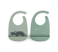 Done by deer Baberos Croco 2-pack Green