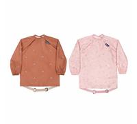 BIBaDO - Baberos de manga larga para bebés - Bebés y niños pequeños de 6 a 36 meses - Babero integral de alimentación dirigida por el bebé - Fácil de limpiar, suave e impermeable
