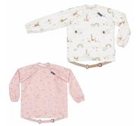BIBaDO - Baberos de manga larga para bebés - Bebés y niños pequeños de 6 a 36 meses - Babero integral de alimentación dirigida por el bebé - Fácil de limpiar, suave e impermeable