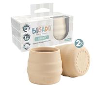 BIBaDO Taza de silicona (2 unidades) - Sippit Fawn