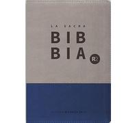 Bibbia R2. Versione riveduta 2020 Ediz. tascabile copertina similpelle bicolore grigio/blu
