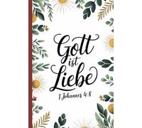 Bibel Notizbuch - christliches Geschenk - Jesus - prayer journal: Glaube - Gebet - Bibelvers - für Gläubige - Christen - Gott vertrauen - Geschenk für ... Notizbuch mit 120 blanko Seiten - Andachten