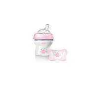Chicco Set Natural Feeling Biberón 150 ml + Chupete Micro +0 M