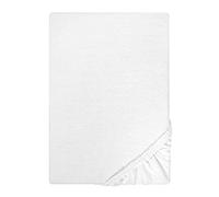 Biberna 77155/001/041 - Sábana bajera ajustable elástica, para una cama de 140 x 200 cm hasta 160 x 200 cm, color blanco