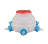 Biberón Alimentador de Leche de Cordero, Cubo de Alimentación de Ovejas de Plástico PC Redondo Fácil de Limpiar para Corderos Lechones, Diseñado con una Boca de Biberón Redonda,