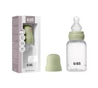 Biberón BIBS 150 ml, tetina de silicona - Anticólicos, sin BPA, tetina redonda, flujo lento, ligero y fácil de limpiar, adecuado para recién nacidos, 0+ años