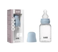 Biberón BIBS 150 ml, tetina de silicona - Anticólicos, sin BPA, tetina redonda, flujo lento, ligero y fácil de limpiar, adecuado para recién nacidos, 0+ años