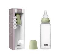 Biberón BIBS 270 ml, tetina de silicona - Anticólicos, sin BPA, tetina redonda, flujo medio, ligero y fácil de limpiar, adecuado para recién nacidos, 0+ años
