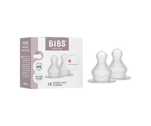 Biberon BIBS - Tettarella - Confezione da 2. Anti-coliche. Tettarelle di ricambio per biberon Baby BIBS. Tettarella tonda.