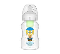 Dr Brown's Biberón Anticólico Options+ Cuello Ancho Conejo 330 ml 3m+