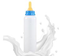 Biberón Caprino Alimentador con Tetina Láctea 500 ml de Ganadero | Alimentador De Ordeño Para Corderos en Cabra Enana Cría de Cabra Hembra Cachorro Granja y Patio Rancho Valla Establo
