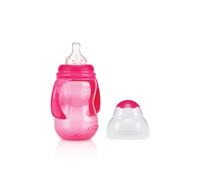 Biberón de aprendizaje rosa Nuby