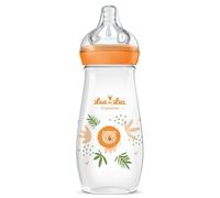 Biberón de plástico 330 ml Ergosense Sabana 4 meses y + Luc et Lea