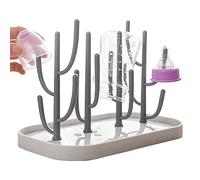 Biberon Etendoir,secador de biberón plegable, escurridor para botellas, tetinas, tazas, piezas de bomba y accesorios (Beige)