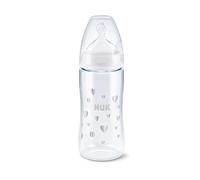 Biberón First Choice+ PP Silicona 6-18m 300 ml Corazones