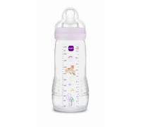 Biberon - MAM BABY - Easy Active - +6 mois - 330 ml - Tétine débit X - Lilas