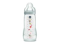 Biberón Mam Easy Active con Tetina tamaño 3 (Flujo Rápido) - A partir de los 4 meses - Capacidad 330 ml - Color marfil
