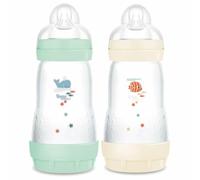 Mam Easy Start Classic Biberón 2 Menta Algodón 260ml 2uds