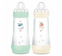 Mam Easy Start Classic Biberón 3 Menta Algodón 320ml 2uds