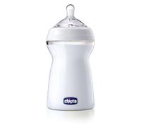Biberón NaturalFeeling neutro flujo rápido 6m+330ml - Boca Ancha, Silicona, Primeras Papillas