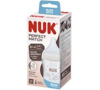 Biberón NUK Perfect Match 120 ml - biberón de cristal para lactantes