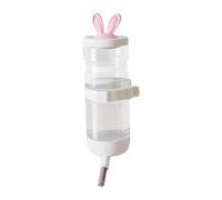 Biberón para animales pequeños - 550 ml desmontable antigoteo colgante, abrevadero automático para Gerbit, para erizo, hurón, pájaro y perro, casa, encerrados, jaula, depósito y hábitat