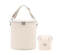 Biberon - para biberón isotérmica portátil Lindo, portabiberón para bebé, Organizador de Viaje, para Viajes, Diario, guardería al Aire Libre, para la Familia, Leche Materna, Caqui, Se